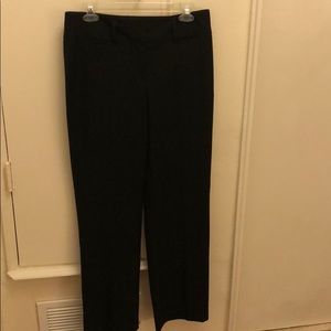 Wide leg black slacks